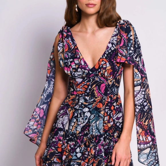 Hutch Multicolour Abstract Mini Dress - Picture 6 of 7